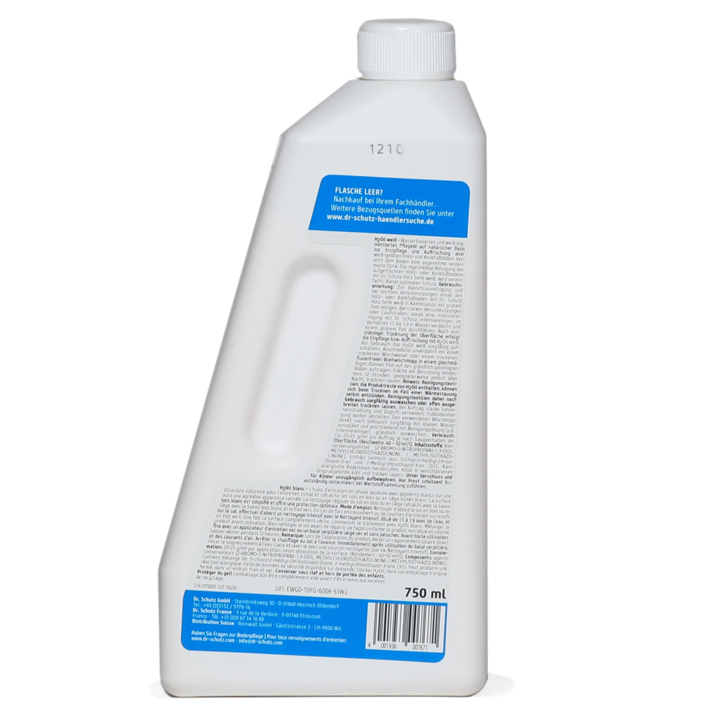 H2Oil weiss 0,75 Liter