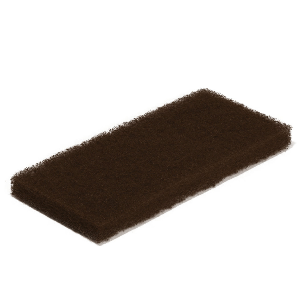25cm-superpad-braun Braunes Super-Reinigungspad groß